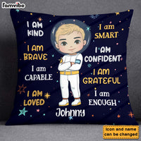 Personalized Gift For Grandson Astronaut I Am Kind Pillow 27680 thumb 1
