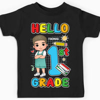 Personalized Gift For Grandson Hello Kindergarten Kid T Shirt 27681 thumb 1