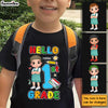 Personalized Gift For Grandson Hello Kindergarten Kid T Shirt 27681 1