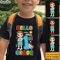 Personalized Gift For Grandson Hello Kindergarten Kid T Shirt 27681 thumb 1