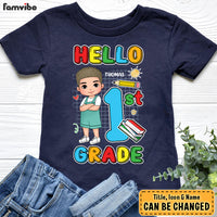 Personalized Gift For Grandson Hello Kindergarten Kid T Shirt 27681 thumb 1