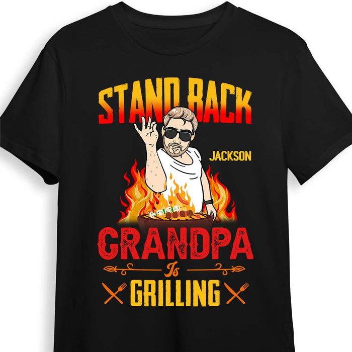 Personalized Gift For Grandpa Grilling Shirt - Hoodie - Sweatshirt 27684 1