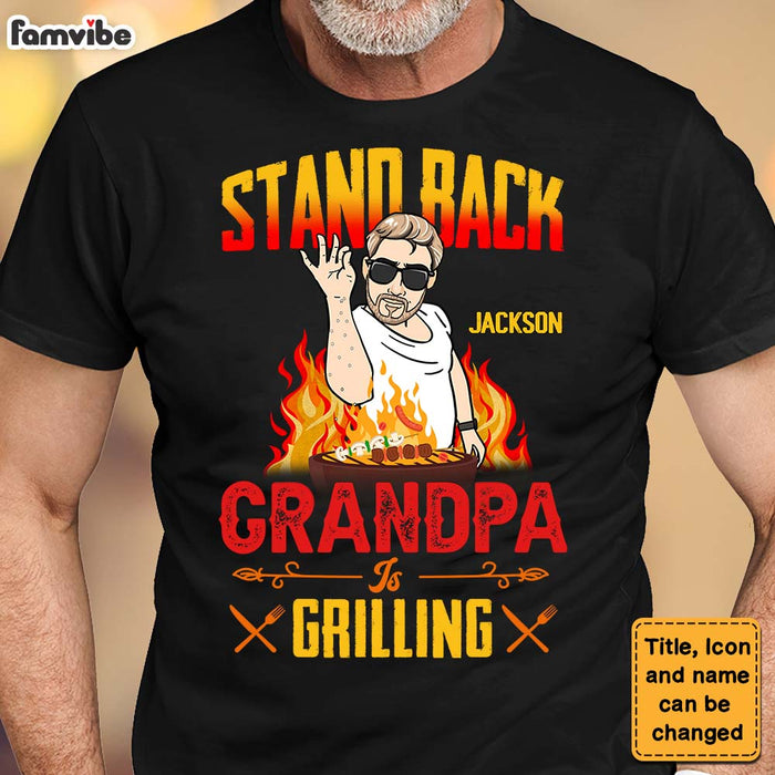 Personalized Gift For Grandpa Grilling Shirt - Hoodie - Sweatshirt 27684 1