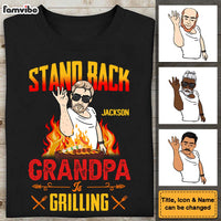Personalized Gift For Grandpa Grilling Shirt - Hoodie - Sweatshirt 27684 thumb 1