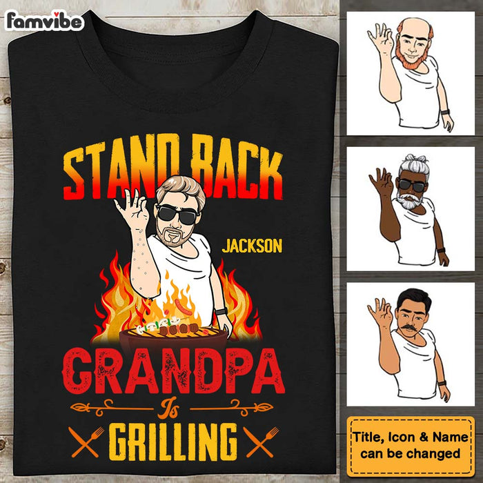 Personalized Gift For Grandpa Grilling Shirt - Hoodie - Sweatshirt 27684 1
