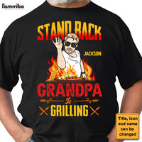 Personalized Gift For Grandpa Grilling Shirt - Hoodie - Sweatshirt 27684 thumb 1