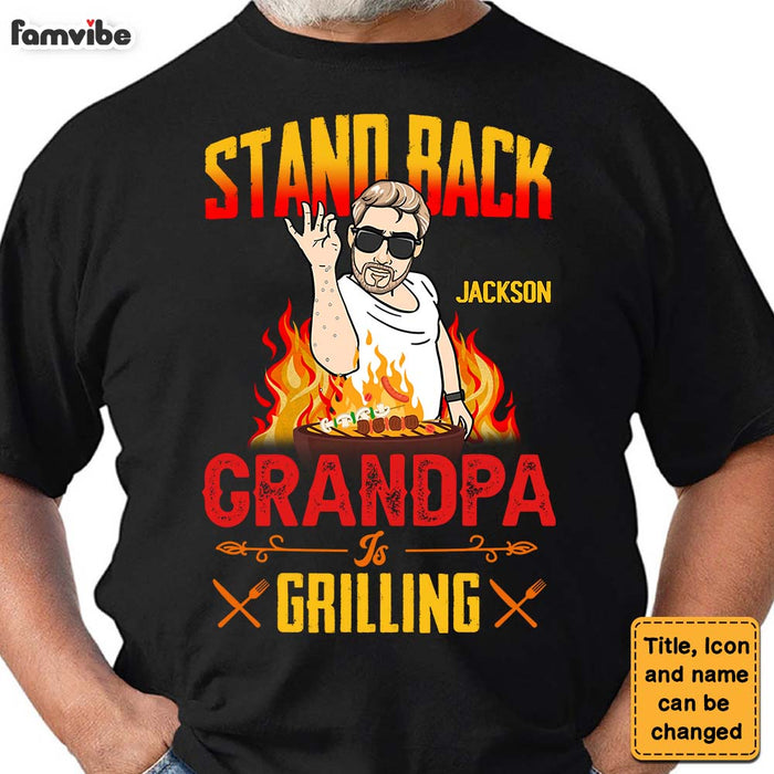Personalized Gift For Grandpa Grilling Shirt - Hoodie - Sweatshirt 27684 1