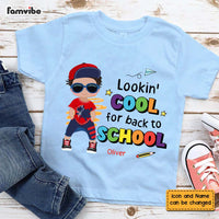 Personalized Gift For Grandson Lookin' Cool For Back To School Kid T Shirt 27686 thumb 1
