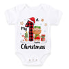 Personalized Gift For Baby Customizable First Christmas Cookies Baby Onesie 27687 1