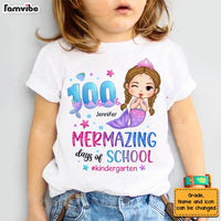 Personalized Gift For Granddaughter Mermazing Days Of School Kid T Shirt 27689 thumb 1