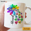 Personalized Gift For Grandma Nana Heart Flower Mug 27694 1