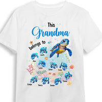 Personalized Gift For Grandma This Grandma Belongs To Sea Turtle Shirt - Hoodie - Sweatshirt 27701 thumb 1
