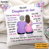 Personalized Gift For Daughter-in-Law You Are My Daughter-in-Heart Pillow 27702 thumb 1