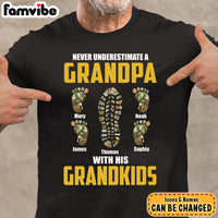Personalized Gift For Grandpa Never Underestimate Shirt - Hoodie - Sweatshirt 27708 thumb 1