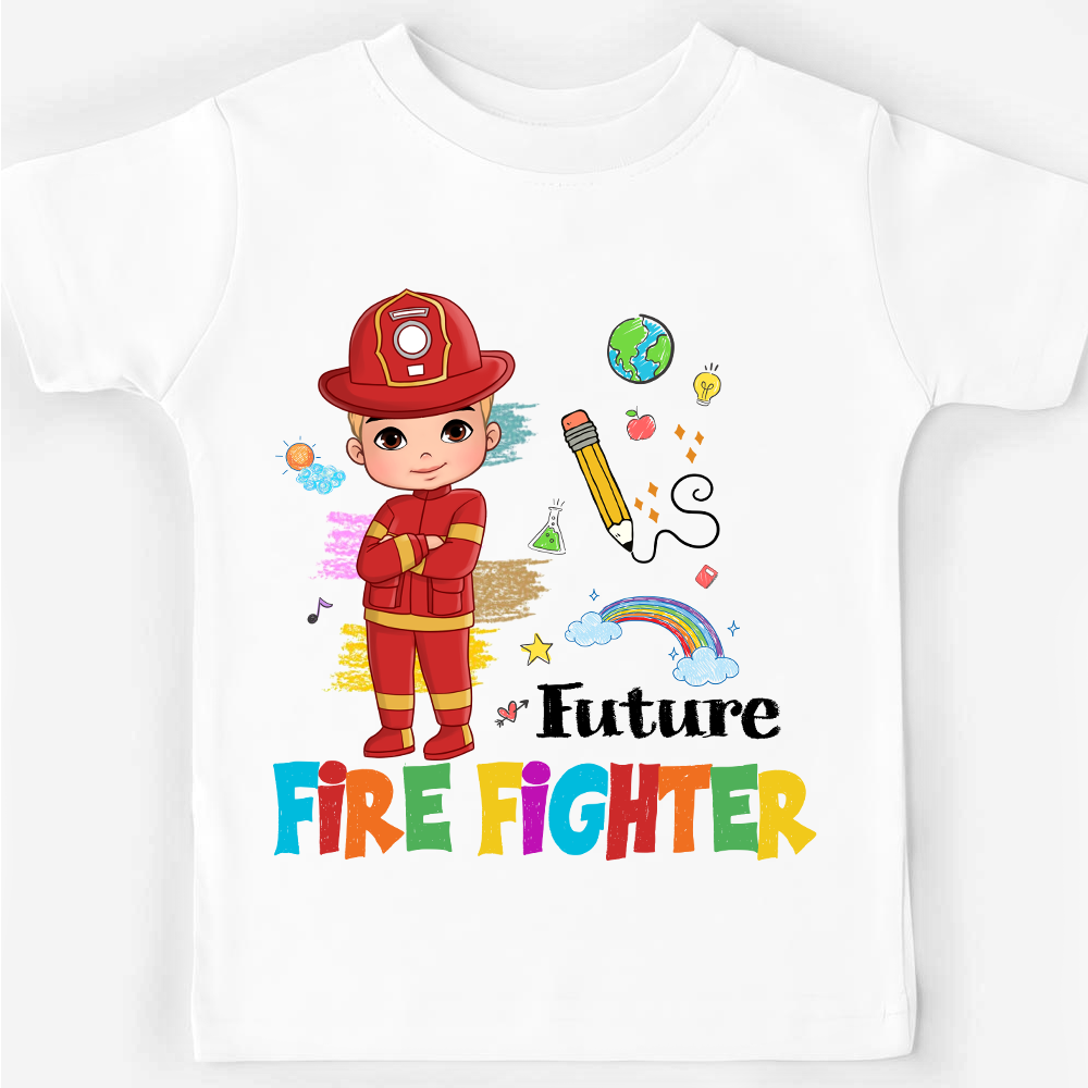 Personalized Gift For Grandson Future Job Kid T Shirt 27709 Mockup Black
