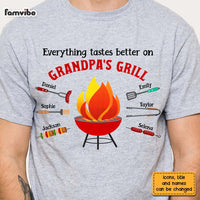 Personalized Gift For Grandpa Grilling Grandpa's Grill Shirt - Hoodie - Sweatshirt 27713 thumb 1