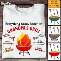 Personalized Gift For Grandpa Grilling Grandpa's Grill Shirt - Hoodie - Sweatshirt 27713 thumb 1