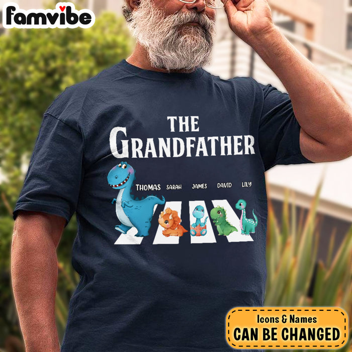 Personalized Gift For Grandpa Dinosaur Shirt - Hoodie - Sweatshirt 27715 1