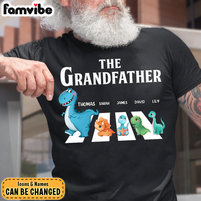 Personalized Gift For Grandpa Dinosaur Shirt - Hoodie - Sweatshirt 27715 1