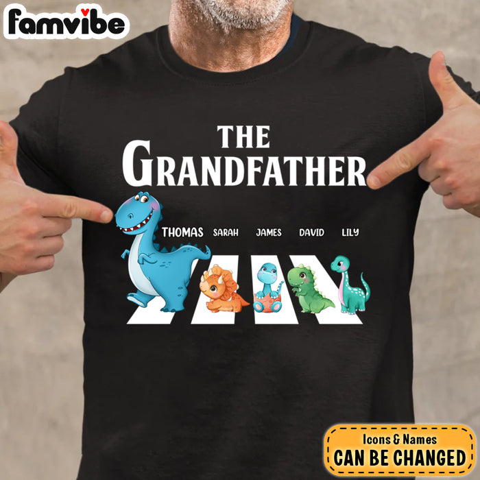 Personalized Gift For Grandpa Dinosaur Shirt - Hoodie - Sweatshirt 27715 1