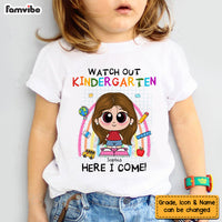 Personalized Gift For Granddaughter Back To School First Day Of School Kid T Shirt 27718 thumb 1