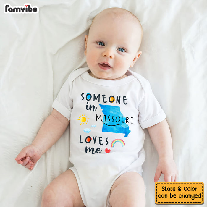 Personalized Gift For Newborn Baby Shower Custom States Baby Onesie 27720 1