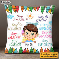 Personalized Gift For Grandson Spanish Soy Amable Pillow 27722 thumb 1