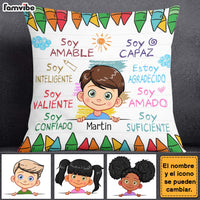 Personalized Gift For Grandson Spanish Soy Amable Pillow 27722 thumb 1