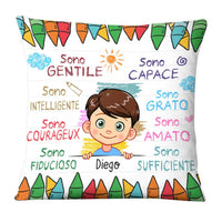 Personalized Gift For Grandson Italia Sono Gentile Pillow 27727 thumb 1