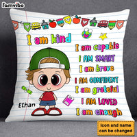 Personalized Gift For Grandson I Am Kind Pillow 27729 thumb 1