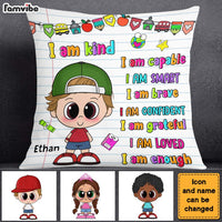 Personalized Gift For Grandson I Am Kind Pillow 27729 thumb 1