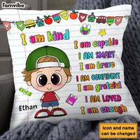 Personalized Gift For Grandson I Am Kind Pillow 27729 thumb 1