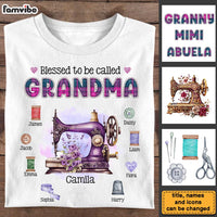 Personalized Gift For Grandma Blessed To Be Called Sewing Set Shirt - Hoodie - Sweatshirt 27730 thumb 1