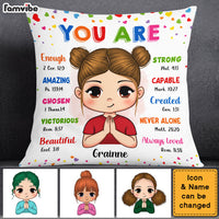 Gift For Granddaughter You Are Bible Verses Pillow 27731 thumb 1