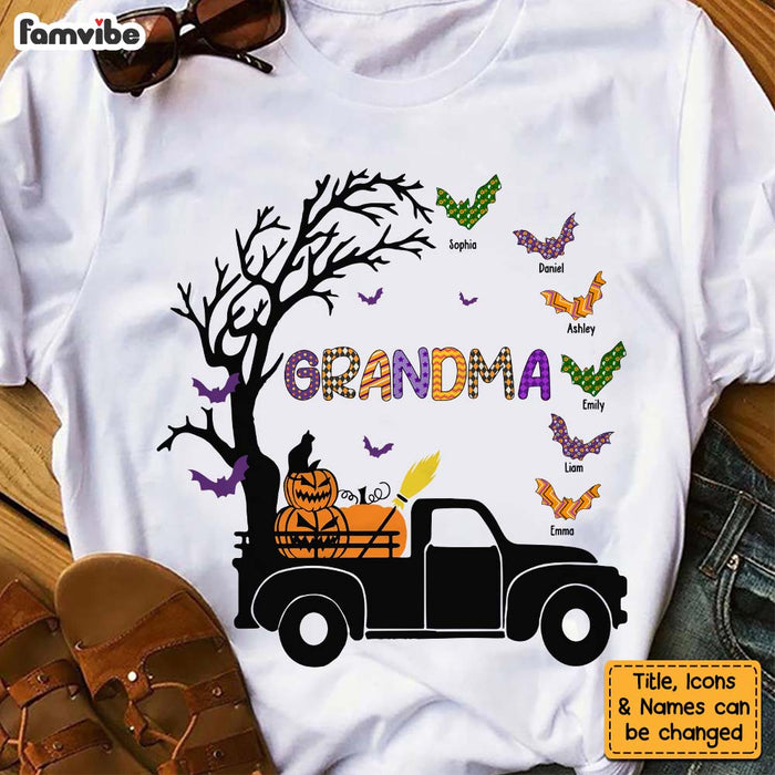 Personalized Gift For Grandma Halloween Shirt - Hoodie - Sweatshirt 27732 1