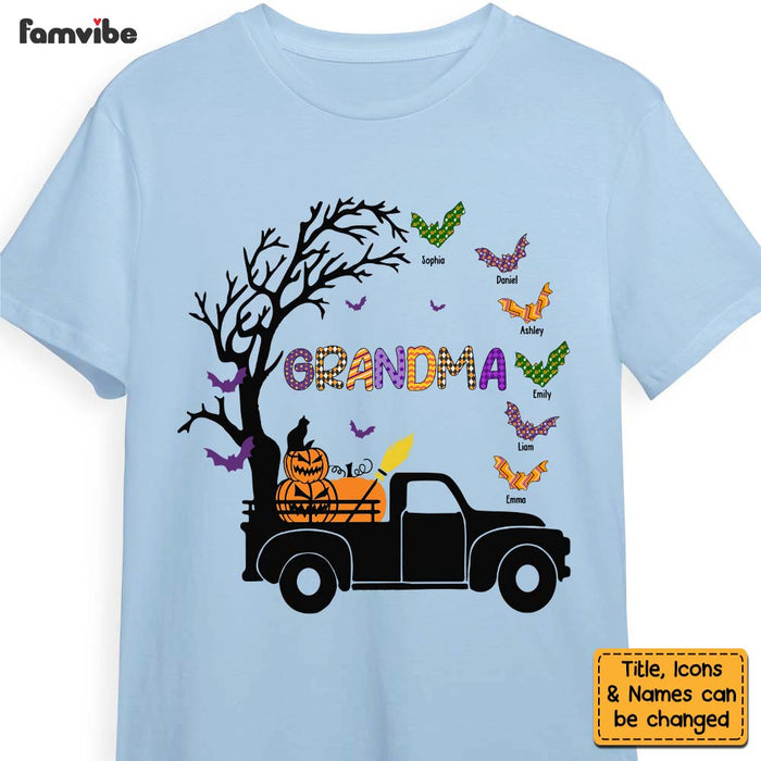 Personalized Gift For Grandma Halloween Shirt - Hoodie - Sweatshirt 27732 1