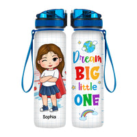 Personalized Back To School Gift For Granddaughter Dream Big Tracker Bottle 27740 thumb 1