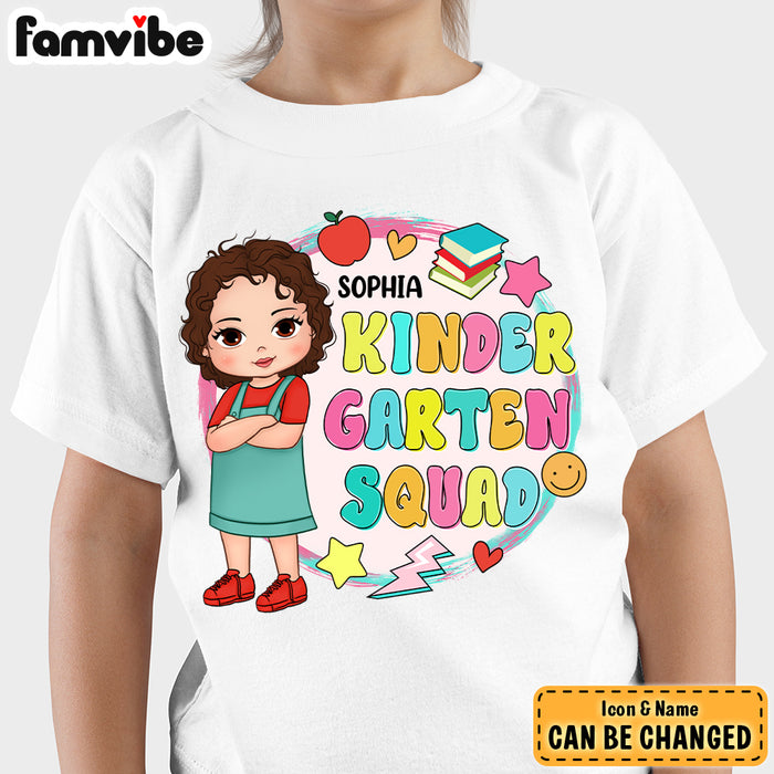 Personalized Gift For Granddaughter Kindergarten Squad Kid T Shirt 27741 1