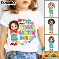 Personalized Gift For Granddaughter Kindergarten Squad Kid T Shirt 27741 thumb 1