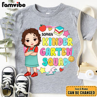 Personalized Gift For Granddaughter Kindergarten Squad Kid T Shirt 27741 thumb 1