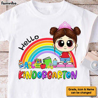 Personalized Gift For Granddaughter Back To School Hello Kid T Shirt 27743 thumb 1