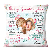 Personalized Gifts For Granddaughter Hug This Photo Pillow 27752 thumb 1