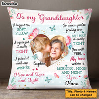 Personalized Gifts For Granddaughter Hug This Photo Pillow 27752 thumb 1