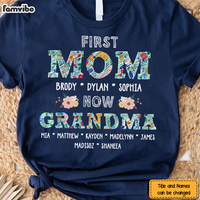 Personalized Gift For Mama First Mom Now Grandma Shirt - Hoodie - Sweatshirt 27754 thumb 1