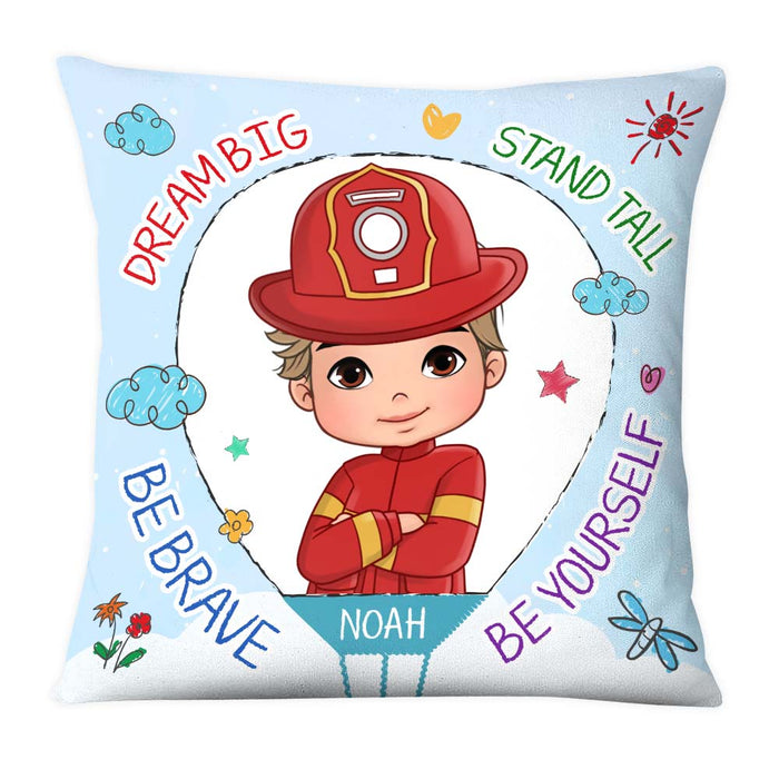 Personalized Gifts For Grandson Dream Big Be Brave Pillow 27759 1