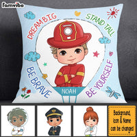 Personalized Gifts For Grandson Dream Big Be Brave Pillow 27759 thumb 1
