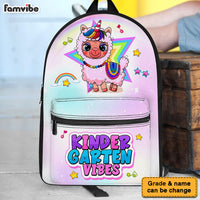 Personalized Gift For Granddaughter Colorful Appaca BackPack 27761 thumb 1