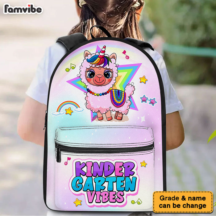 Personalized Gift For Granddaughter Colorful Appaca BackPack 27761 1