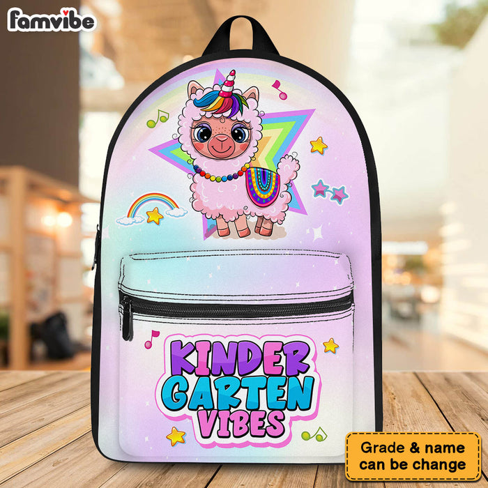 Personalized Gift For Granddaughter Colorful Appaca BackPack 27761 1
