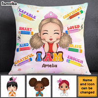 Personalized Gift For Granddaughter I Am Kind Affirmation Pillow 27762 thumb 1